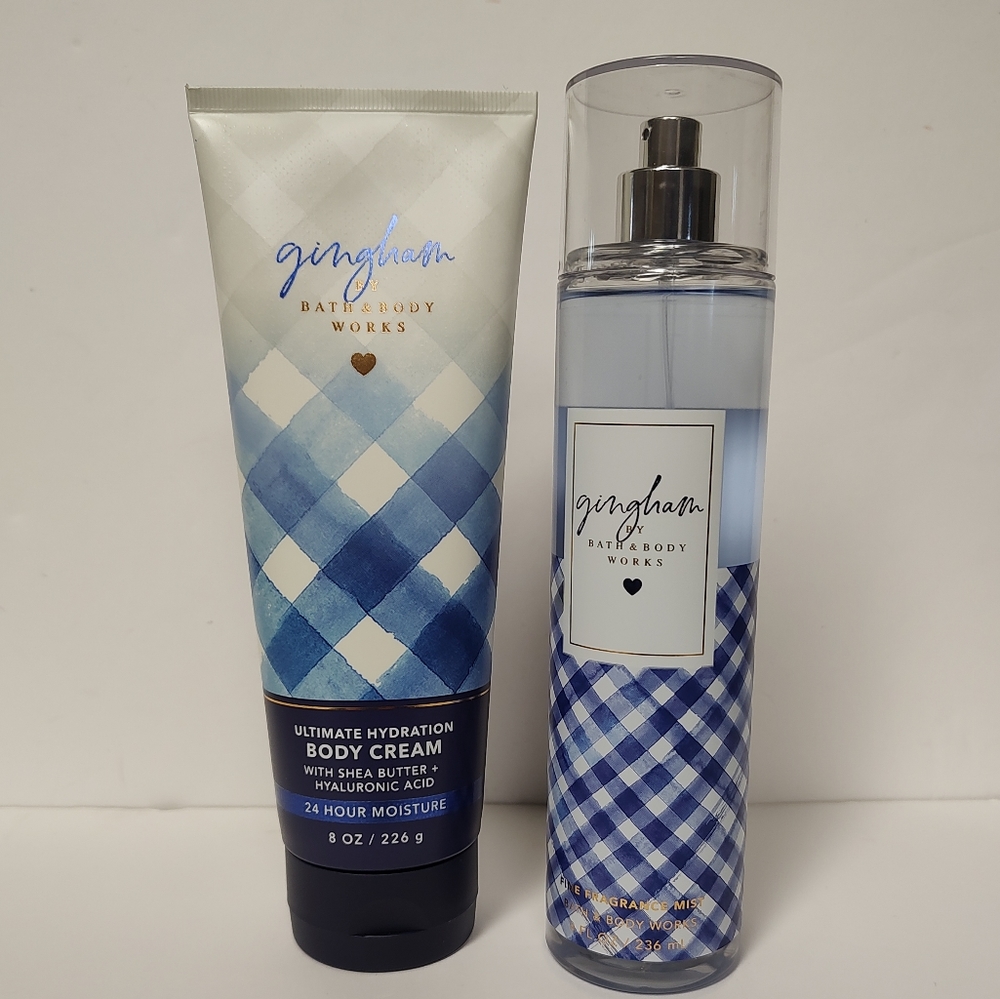 B&BW "Gingham" Fine Fragrance & Body Cream 8 oz.